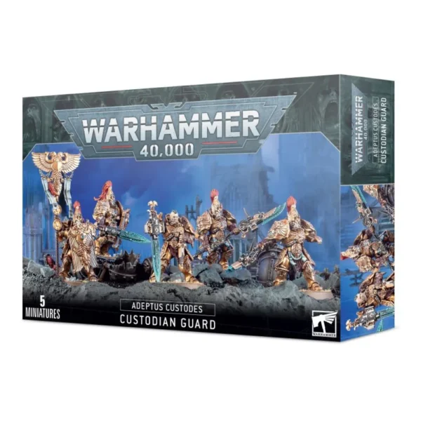 Warhammer 40K Adeptus Custodes Custodian Guard 5 Miniaturas