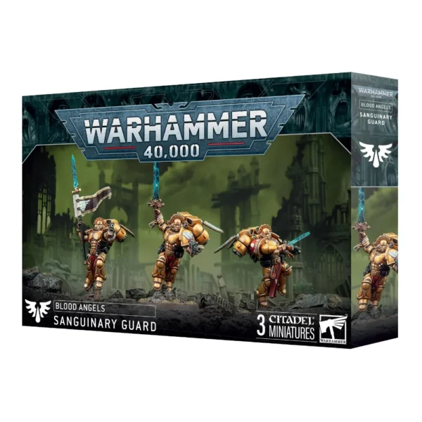Warhammer 40K Blood Angels Sanguinary Guard 3 Miniaturas