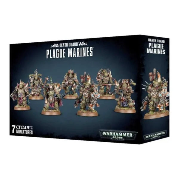 Warhammer 40K Death Guard Plague Marines 7 Miniaturas