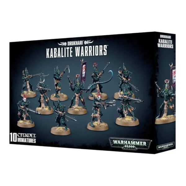 Warhammer 40K Drukhari Kabalite Warriors 10 Miniaturas