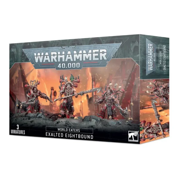 Warhammer 40K World Eaters Exalted Eightbound 3 Miniaturas
