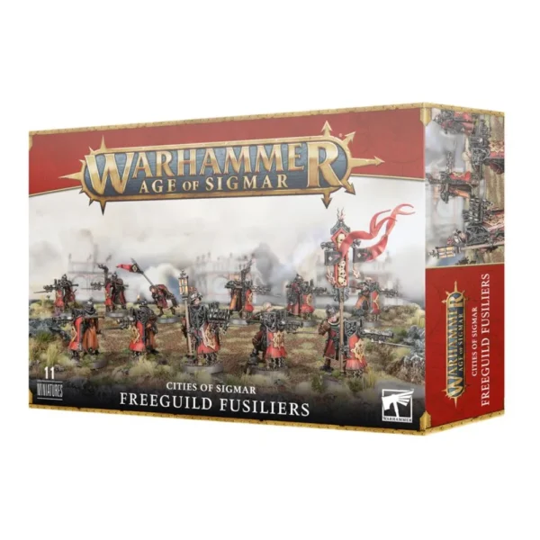 Warhammer Age of Sigmar Cities of Sigmar Freeguild Fusilers 11 Miniaturas