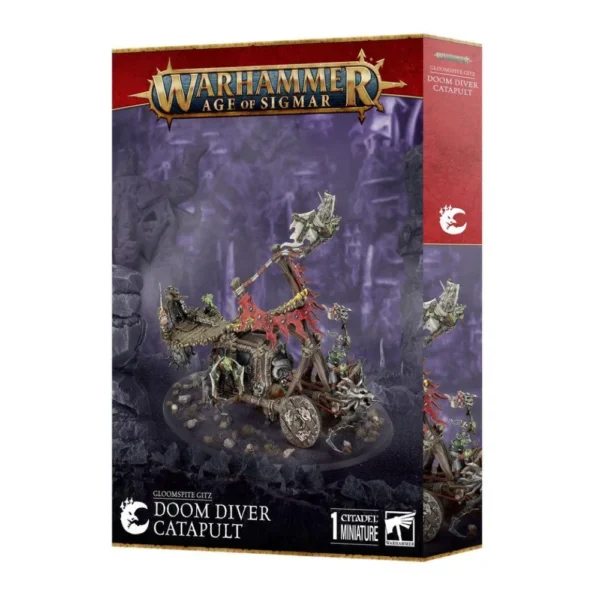 Warhammer Age of Sigmar Gloomspite Gitz Doom Diver Catapult 1 Miniatura