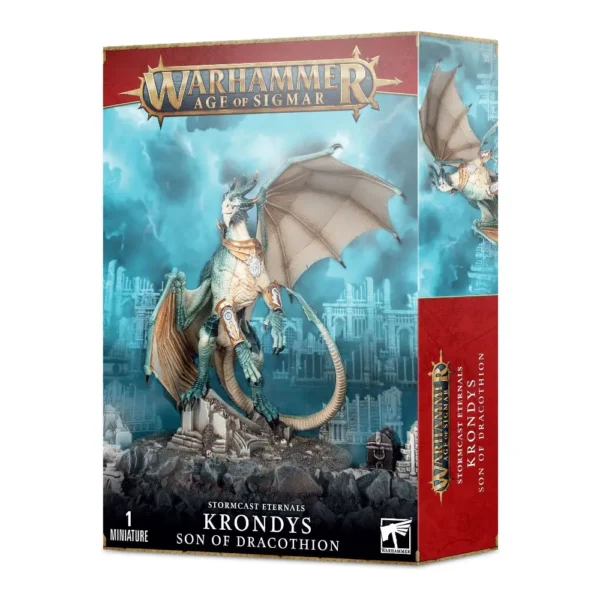 Warhammer Age of Sigmar Stormcast Eternals Krondys Son of Dracothion 1 Miniatura
