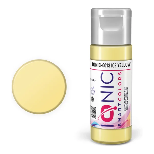 Bote de Pintura Ionic Amarillo Hielo 20ml