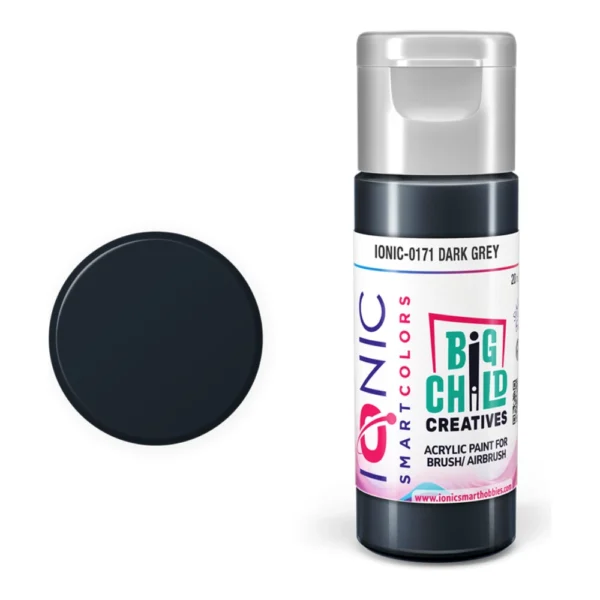 Bote de Pintura Ionic Gris Oscuro 20ml