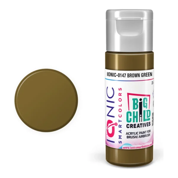 Bote de Pintura Ionic Marrón Verde 20ml