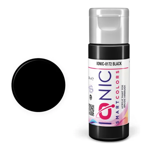 Bote de Pintura Ionic Negro 20ml
