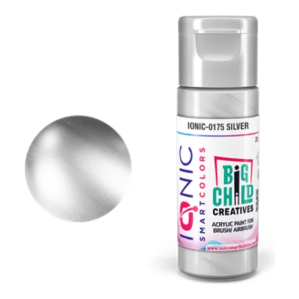 Bote de Pintura Ionic Plata 20ml