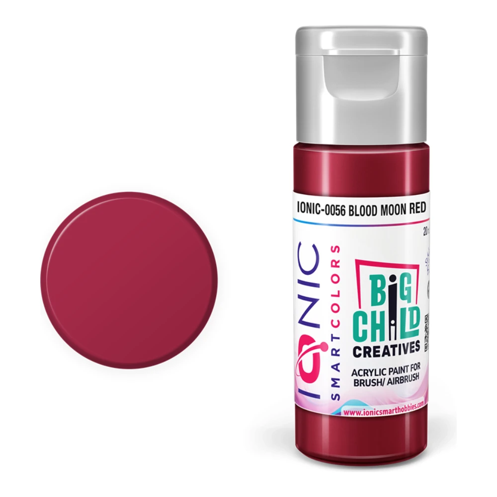 Bote de Pintura Ionic Rojo Luna de Sangre 20ml