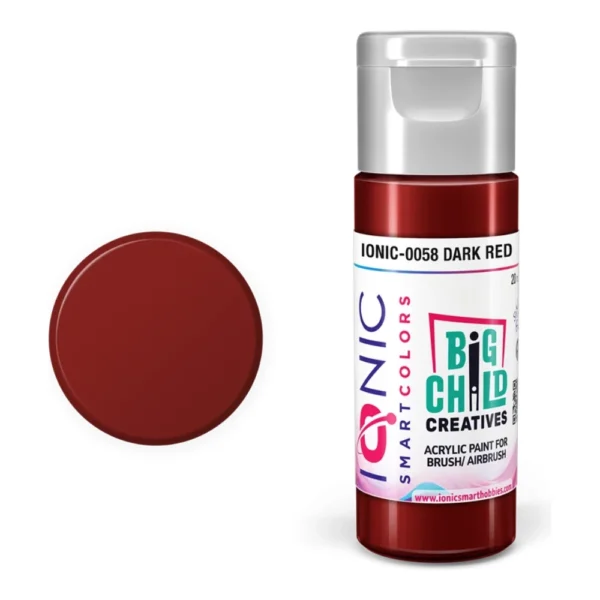 Bote de Pintura Ionic Rojo Oscuro 20ml