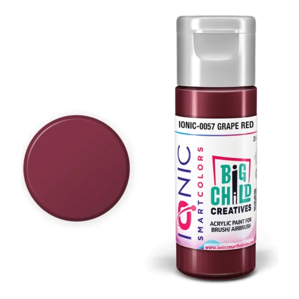 Bote de Pintura Ionic Rojo Uva 20ml