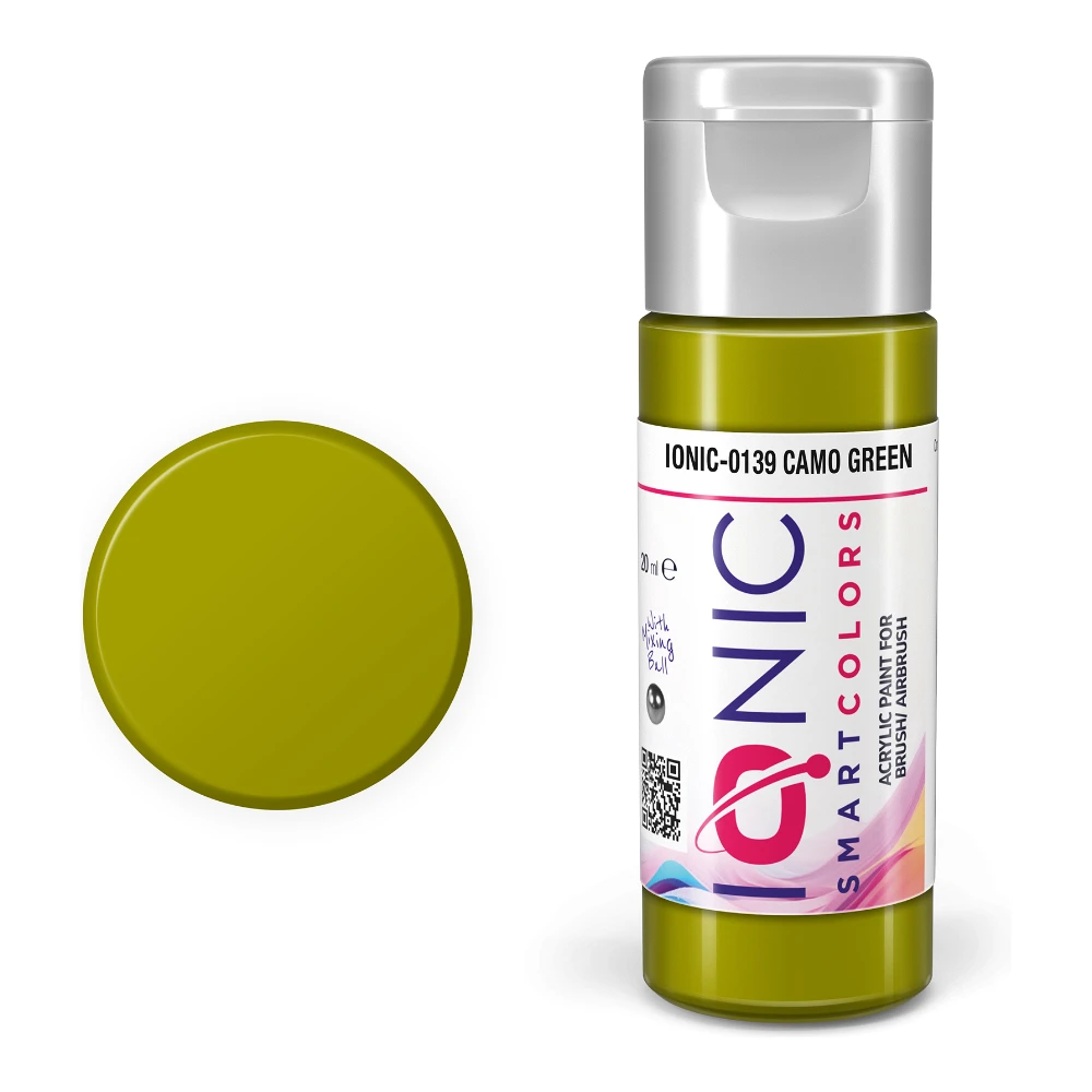 Bote de Pintura Ionic Verde Camuflaje 20ml