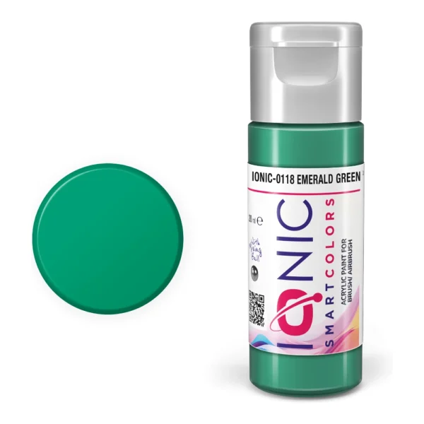Bote de Pintura Ionic Verde Esmeralda 20ml