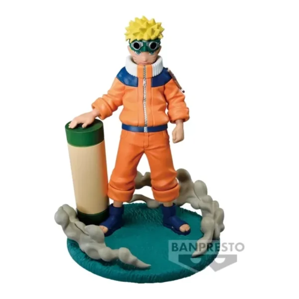 Figura Naruto Uzumaki  Clásico con Pergamino 15 cm