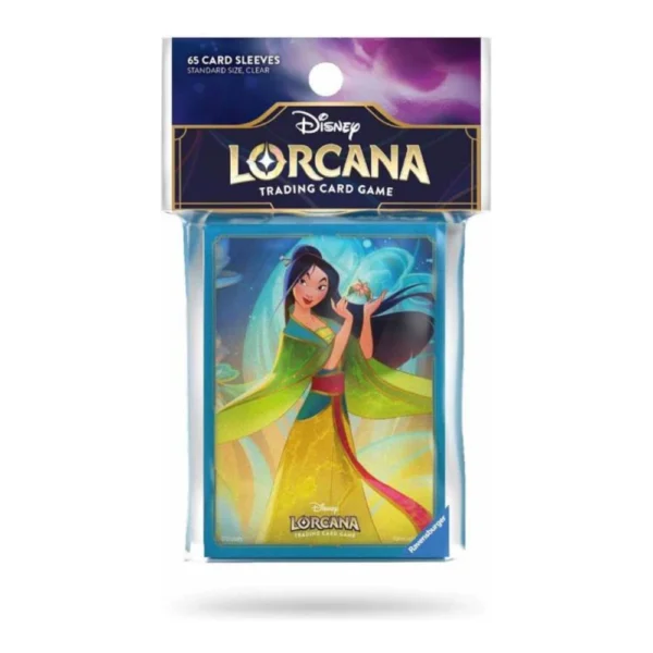 Funda para Cartas Disney Lorcana Fabled Mulan 65 Unidades