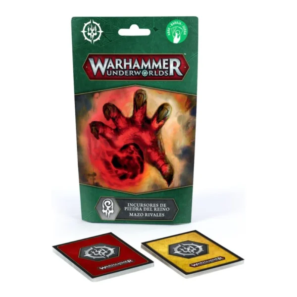 Mazo de Cartas Warhammer Underworlds Rivales Incursores de Piedra del Reino