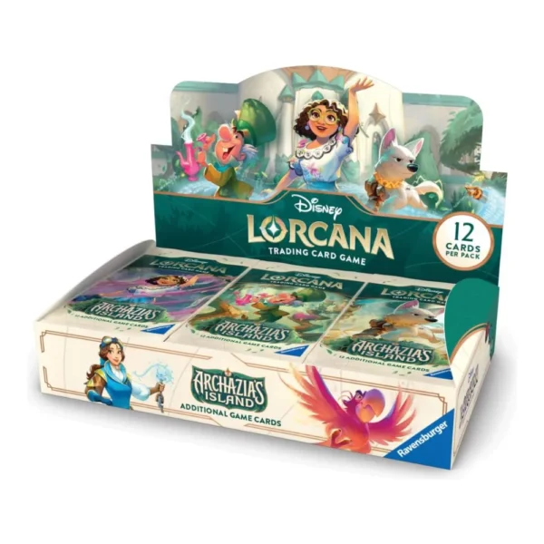 Paquetes de Refuerzo Disney Lorcana TCG Archazia's island Inglés 24 Unidades