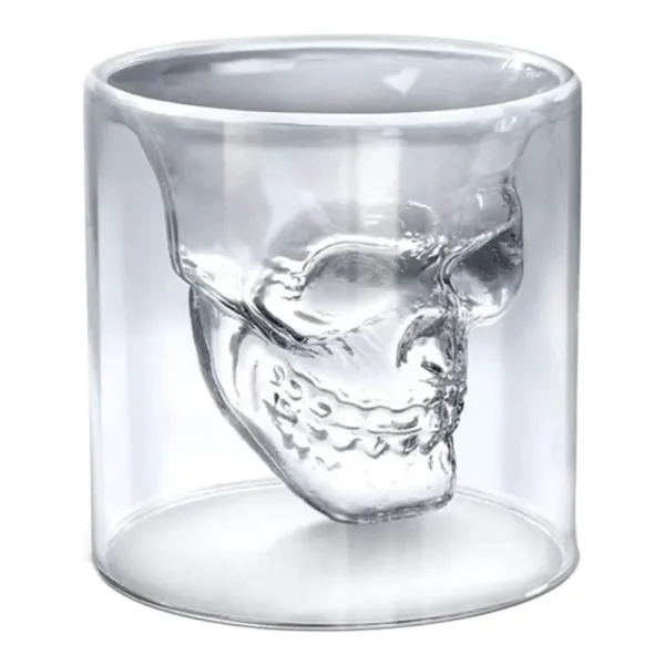 Vaso en Forma de Calavera