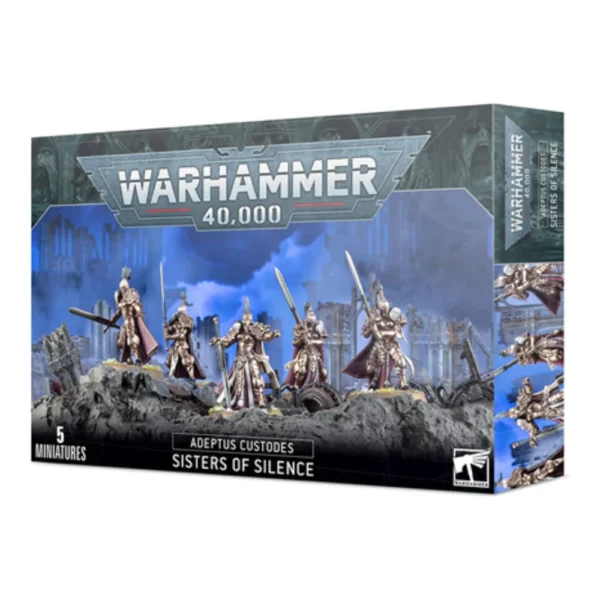 Warhammer 40K Adeptus Custodes Hermanas del Silencio 5 Miniaturas