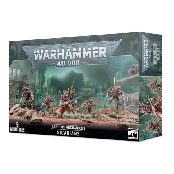 Warhammer 40K Adeptus Mechanicus Sicarians 5 Miniaturas