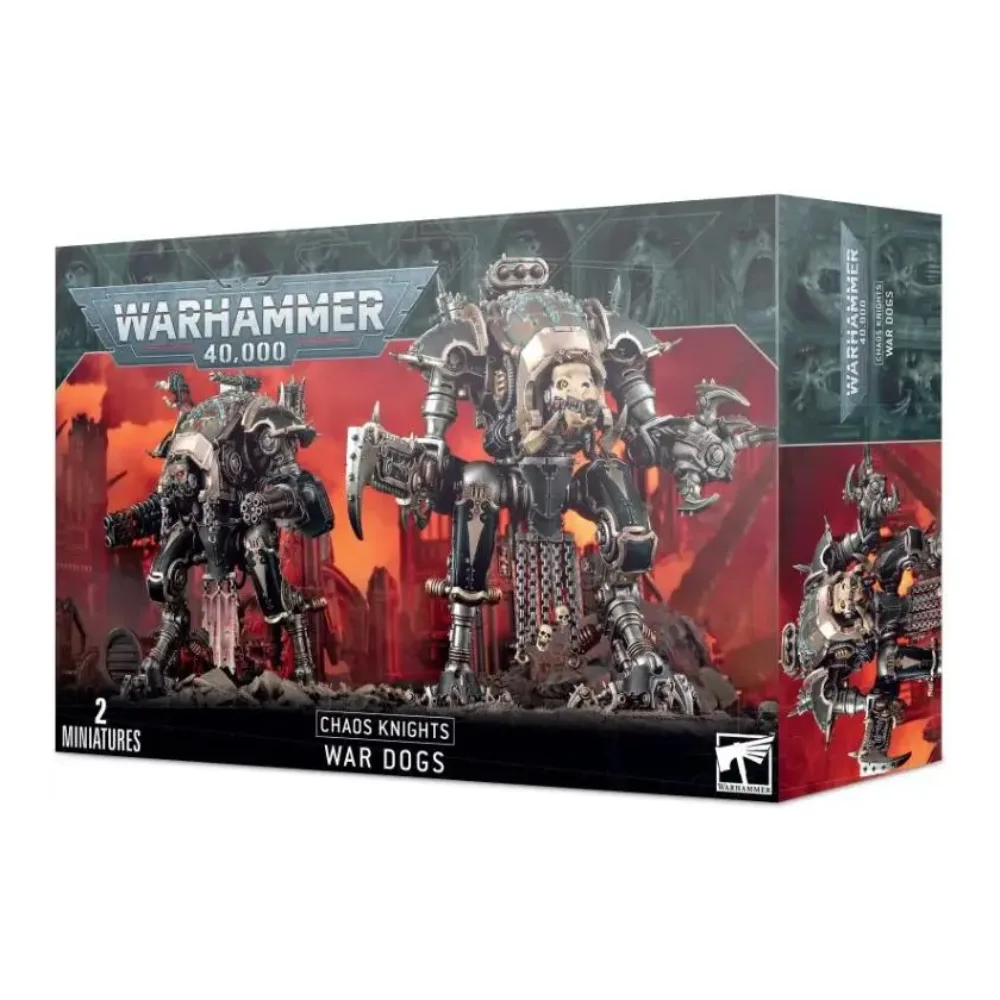 Warhammer 40K Chaos Knights War Dogs 2 miniaturas