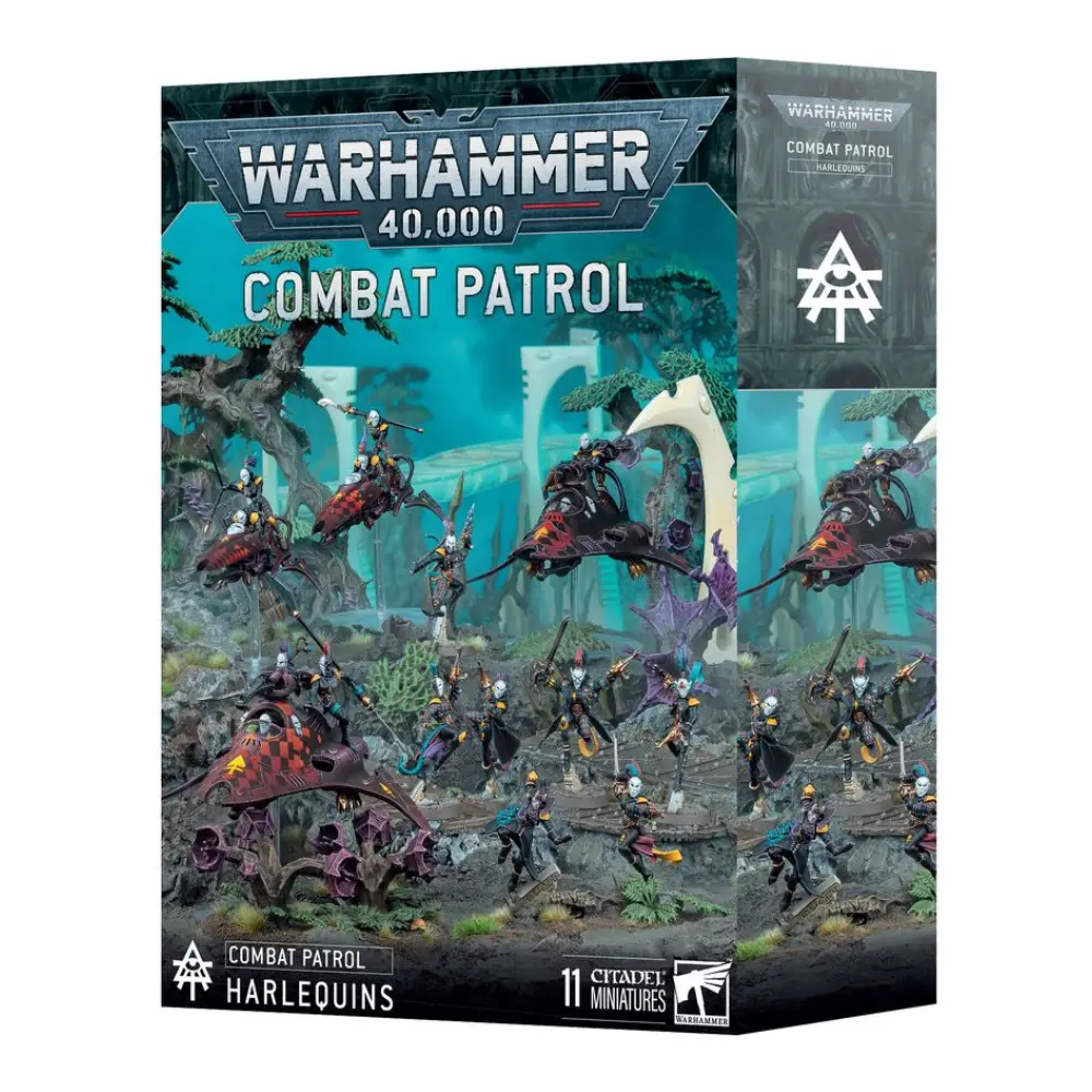 Warhammer 40K Combat Patrol Arlequines 11 Miniaturas