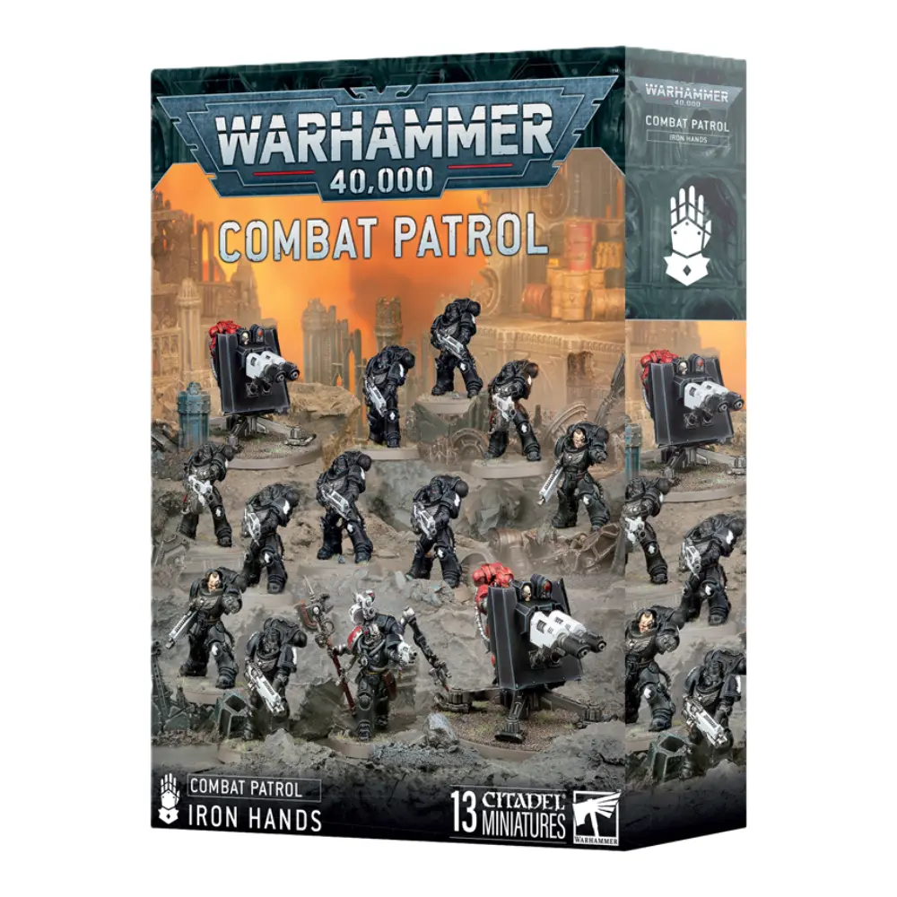 Warhammer 40K Combat Patrol Iron Hands 13 Miniaturas