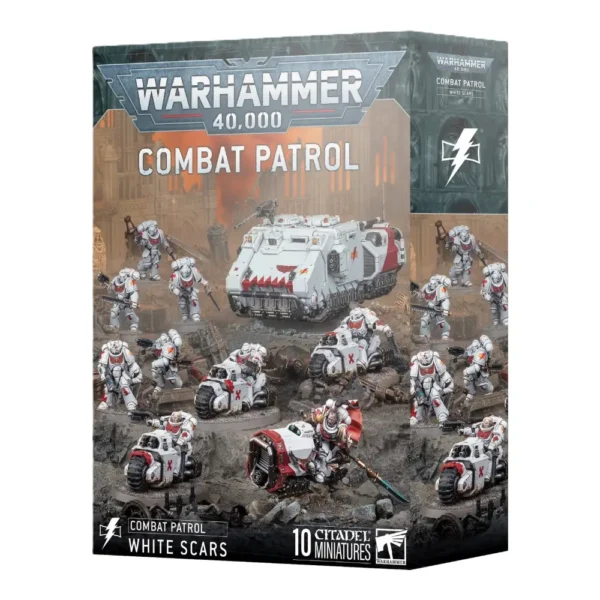 Warhammer 40K  Combat Patrol White Scars 10 Miniaturas