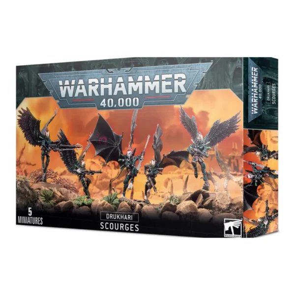 Warhammer 40K Drukhari Scourges 5 Miniaturas