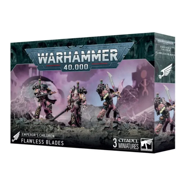 Warhammer 40K Emperor's Children Filos Impecables 3 Miniaturas