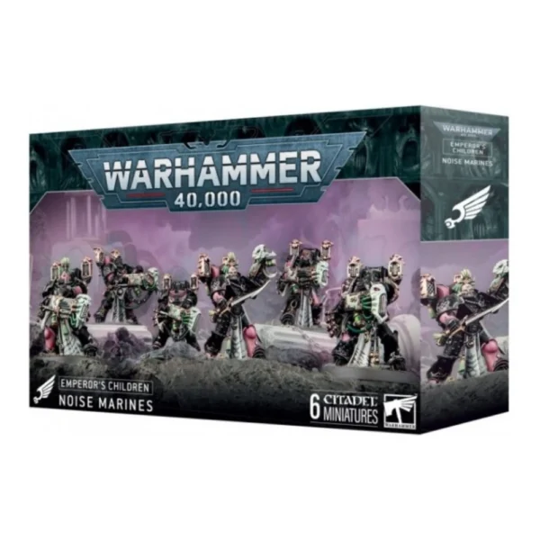 Warhammer 40K Emperor's Children Marines Ruidosos 6 Miniaturas