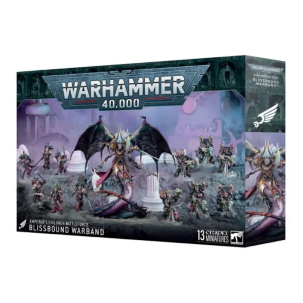 Warhammer 40K Fuerza de batalla de Hijos del Emperador Banda Unida por la Dicha 13 Miniaturas