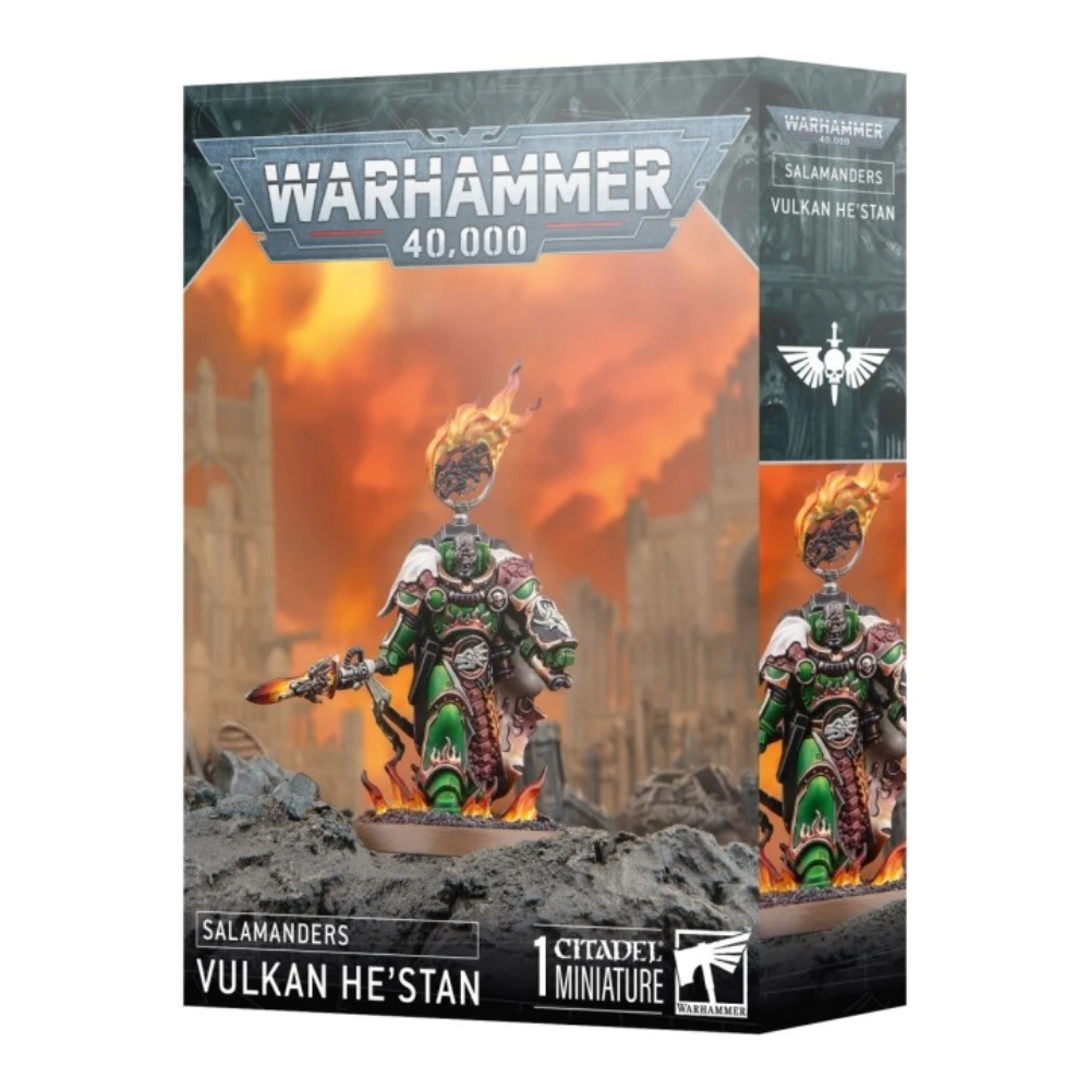 Warhammer 40K Salamanders Vulkan He'stan 1 Miniatura