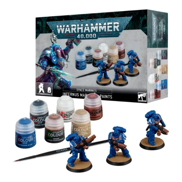 Warhammer 40K Set de Pinturas Marines Infernus