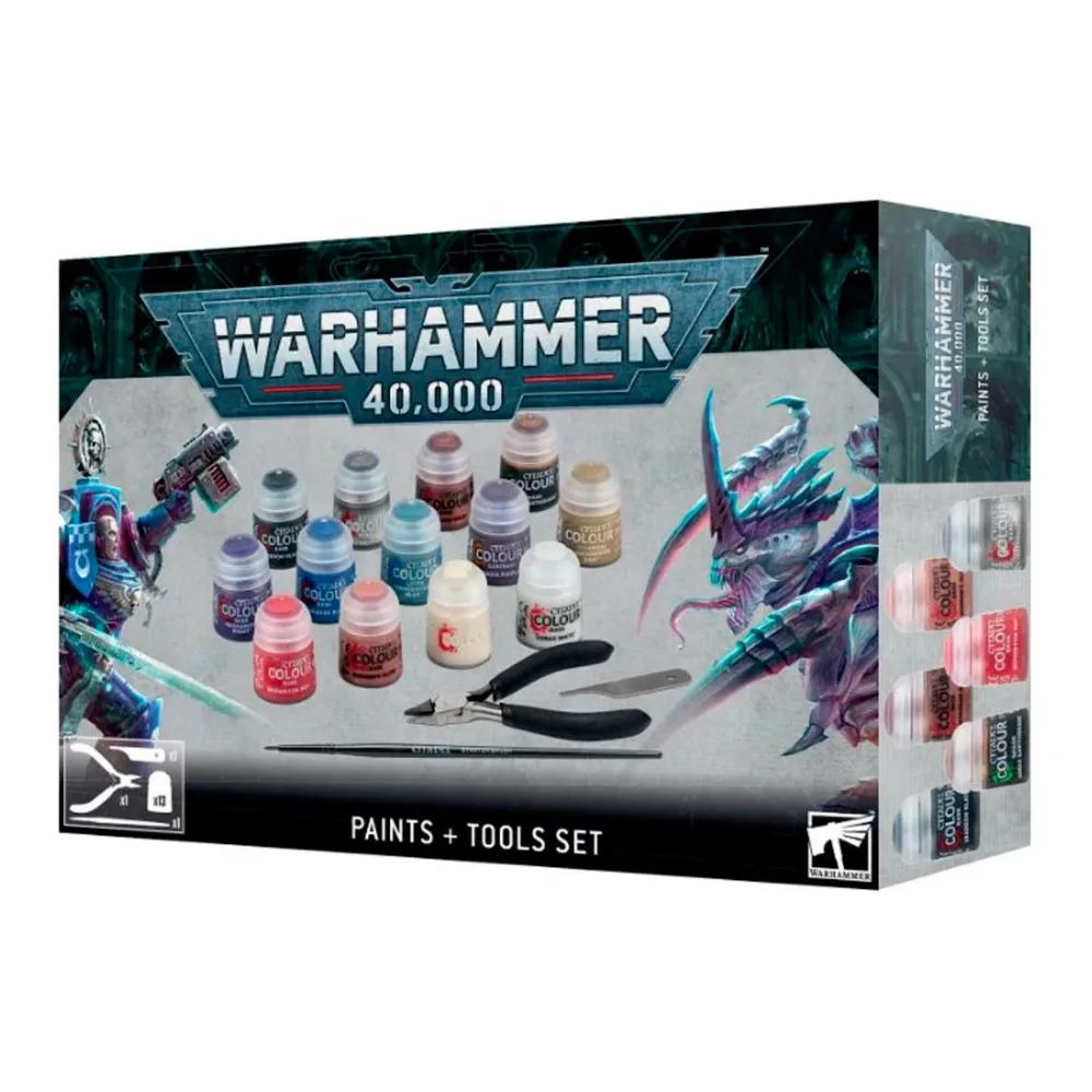 Warhammer 40K Set de Pinturas y Herramientas