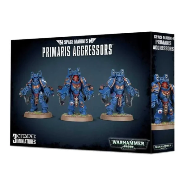 Warhammer 40K Spaces Marines Primaris Aggressors 3 Miniaturas