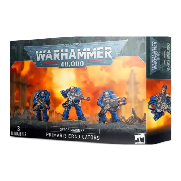 Warhammer 40K Spaces Marines Primaris Eradicators 3 Miniaturas