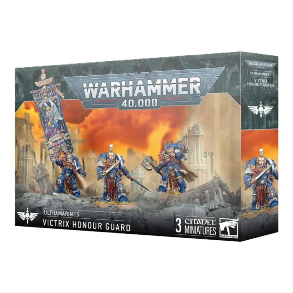 Warhammer 40K Ultramarines Guardia de honor Victrix 3 Miniaturas