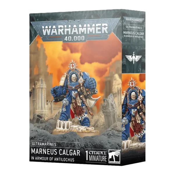 Warhammer 40K Ultramarines Marneus Calgar con Armadura de Antilochus 1 Miniatura
