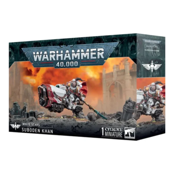 Warhammer 40K White Scars Suboden Khan 1 Miniatura