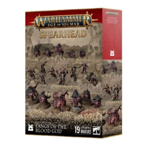 Warhammer Age of Sigmar Spearhead Fangs of the Blood God 19 Miniaturas