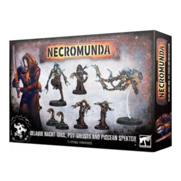 Warhammer Necromunda Delaque Nacht Ghul PsyGheists y Piscean Spektor