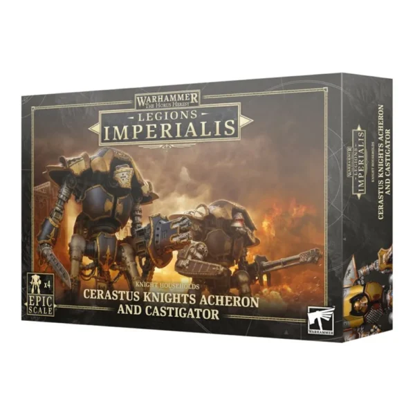 Warhammer The Horus Heresy Legions Imperialis Cerastus Knights Archeron and Castigator 4 Miniaturas