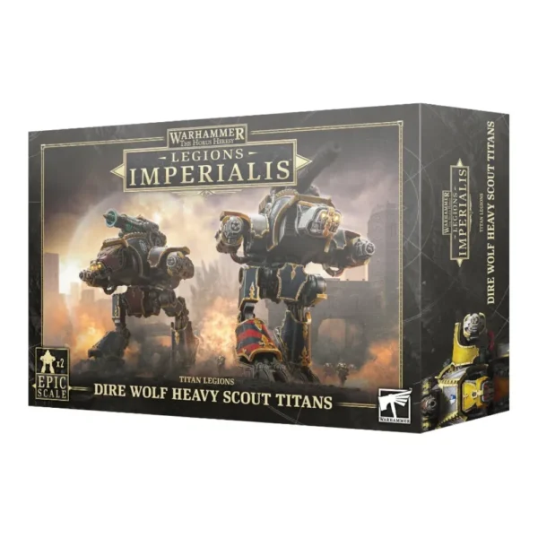 Warhammer The Horus Heresy Legions Imperialis Dire Wolf Heavy Scout Titans 2 Miniaturas