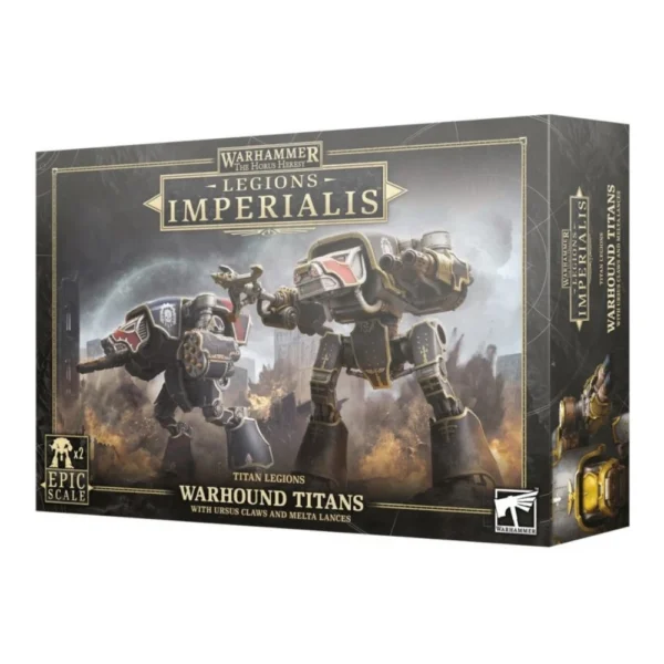Warhammer The Horus Heresy Legions Imperialis Warhound Titans with Ursus Claws and Melta Lances 2 Miniaturas
