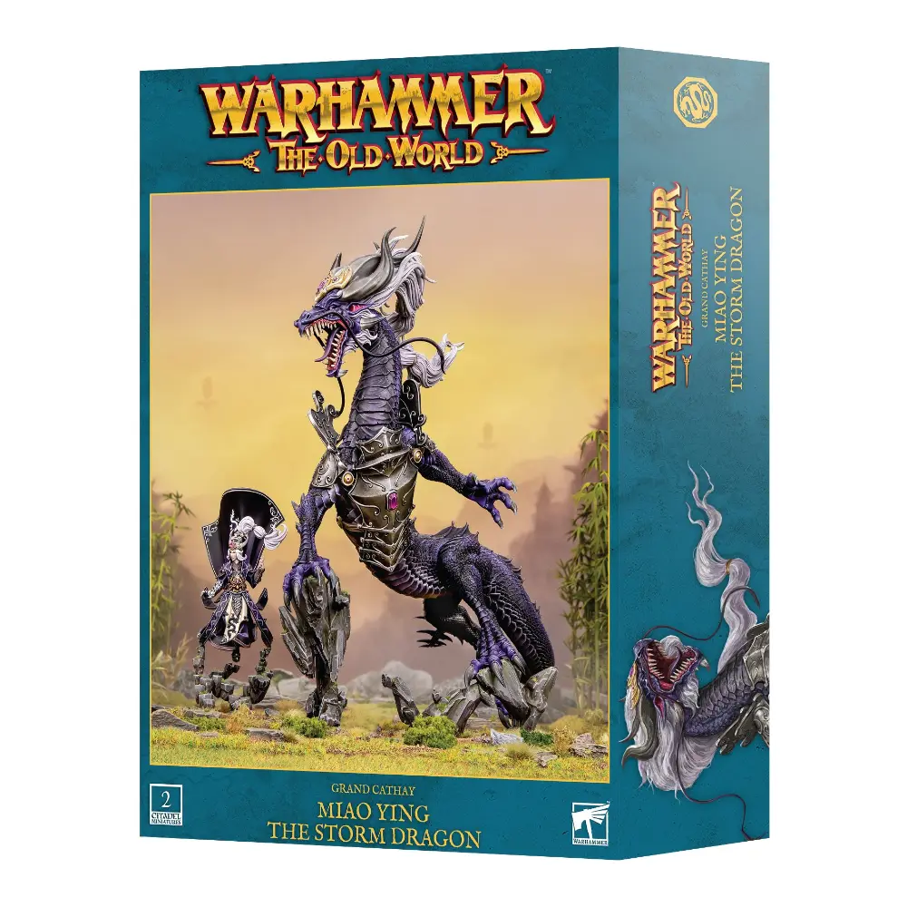 Warhammer The Old World Grand Cathay Miao Ying The Storm Dragon 2 Miniaturas