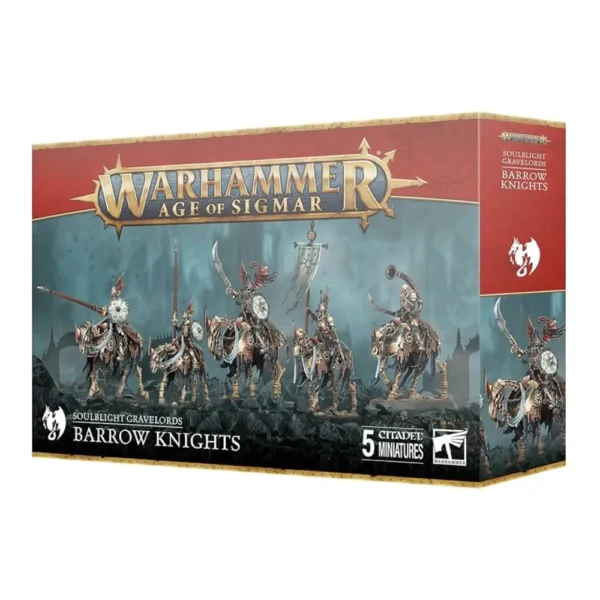 Warhammer Age of Sigmar Soulblight Gravelords Barrow Knights 5 Miniaturas