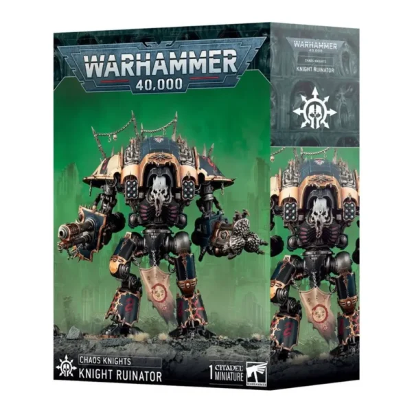 Warhammer 40K Chaos Knight Ruinator 1 Miniatura