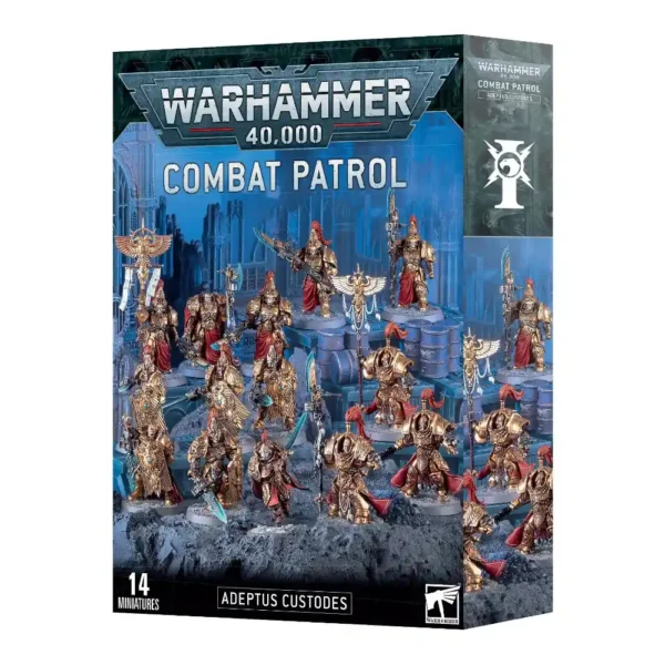 Warhammer 40K Combat Patrol Adeptus Custodes 14 Miniaturas